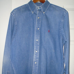 Ralph Lauren Denim Shirt  Large